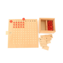 Cargar imagen en el visor de la galería, Tablero de Multiplicación Montessori
