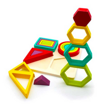 Cargar imagen en el visor de la galería, Figuras geométricas encajables