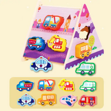 Cargar imagen en el visor de la galería, Triángulo Encajable Medios de Transporte