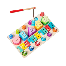 Cargar imagen en el visor de la galería, Tablero Montessori Multifuncional 6 en 1