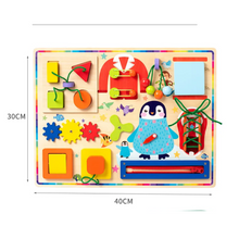 Cargar imagen en el visor de la galería, Tablero de Actividades Montessori 10 en 1