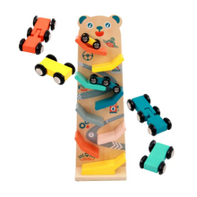 Cargar imagen en el visor de la galería, Pista de carros en madera