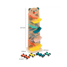 Cargar imagen en el visor de la galería, Pista de carros en madera