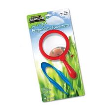 Cargar imagen en el visor de la galería, Lupa y pinza para exploradores