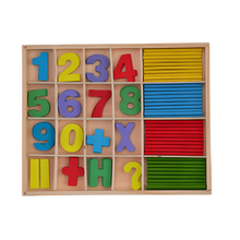 Cargar imagen en el visor de la galería, Caja Didáctica de Cálculo y Conteo en Madera