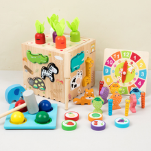 Cargar imagen en el visor de la galería, Cubo de Actividades Montessori 8 en 1