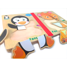Cargar imagen en el visor de la galería, Libro Rompecabezas Animales