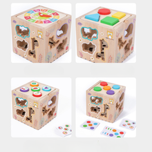 Cargar imagen en el visor de la galería, Cubo de Actividades Montessori 8 en 1