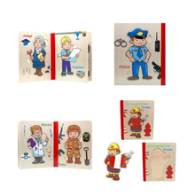 Cargar imagen en el visor de la galería, Libro Rompecabezas Ocupaciones