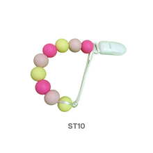 Cargar imagen en el visor de la galería, Rasca encías conejo rosa con sostenedor