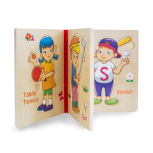 Cargar imagen en el visor de la galería, Libro Rompecabezas Deportes