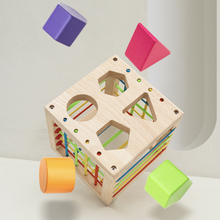 Cargar imagen en el visor de la galería, Cubo Sensorial Montessori 4 en 1