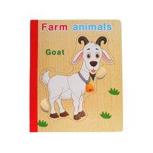 Cargar imagen en el visor de la galería, Libro Rompecabezas Animales de la Granja