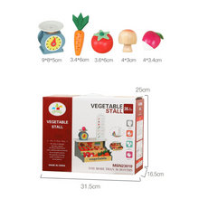 Cargar imagen en el visor de la galería, Tienda de Verduras en madera