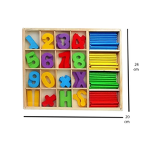 Cargar imagen en el visor de la galería, Caja Didáctica de Cálculo y Conteo en Madera