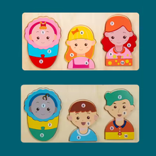 Cargar imagen en el visor de la galería, Rompecabezas Evolutivo Humano