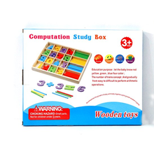 Cargar imagen en el visor de la galería, Caja Didáctica de Cálculo y Conteo en Madera