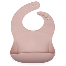 Cargar imagen en el visor de la galería, Babero en Silicona Rose Pink