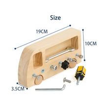 Cargar imagen en el visor de la galería, Autobus para atornillar Montessori