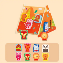 Cargar imagen en el visor de la galería, Triángulo Encajable Animales