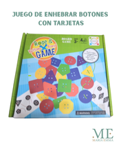 Cargar imagen en el visor de la galería, Juego de Enhebrar Figuras y Botones