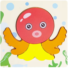 Cargar imagen en el visor de la galería, Rompecabezas Animales 3D