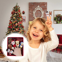 Cargar imagen en el visor de la galería, Títeres de Dedo Navidad