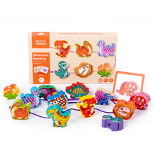 Cargar imagen en el visor de la galería, Juego de Enhebrado Montessori