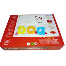 Cargar imagen en el visor de la galería, 🧠🔤 Juego de tarjetas alfabéticas con letras en madera – Inglés