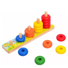 Cargar imagen en el visor de la galería, Juego de Madera Didáctico Arcoiris