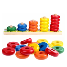 Cargar imagen en el visor de la galería, Juego de Madera Didáctico Arcoiris