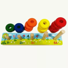 Cargar imagen en el visor de la galería, Juego de Madera Didáctico Arcoiris