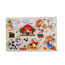 Cargar imagen en el visor de la galería, Rompecabezas con Botón Granja