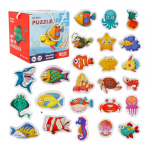 Cargar imagen en el visor de la galería, Rompecabezas Animales Marinos