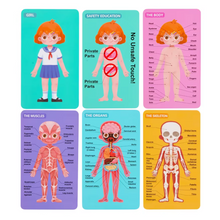 Cargar imagen en el visor de la galería, Rompecabeza de Cuerpo Humano Niña