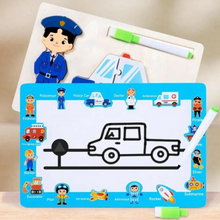 Cargar imagen en el visor de la galería, Rompecabeza 2 en 1 Ocupaciones