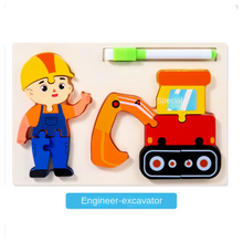 Cargar imagen en el visor de la galería, Rompecabeza 2 en 1 Ocupaciones