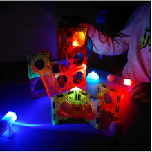 Cargar imagen en el visor de la galería, Circuito de Bloques Magnéticos con Luces