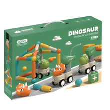 Cargar imagen en el visor de la galería, Set magnético de dinosaurios – 32 piezas