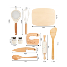 Cargar imagen en el visor de la galería, Set de Utensilios de Cocina Montessori