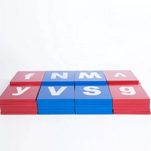 Cargar imagen en el visor de la galería, Letras de Lija Montessori
