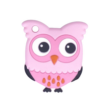 Cargar imagen en el visor de la galería, Rasca encías búho con sostenedor