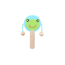 Cargar imagen en el visor de la galería, Sonajero de tambor en madera pequeño