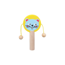 Cargar imagen en el visor de la galería, Sonajero de tambor en madera pequeño