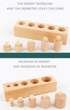 Cargar imagen en el visor de la galería, Cilindros Montessori