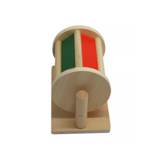 Cargar imagen en el visor de la galería, Tambor giratorio sensorial con espejo Montessori