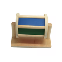 Cargar imagen en el visor de la galería, Tambor giratorio sensorial con espejo Montessori