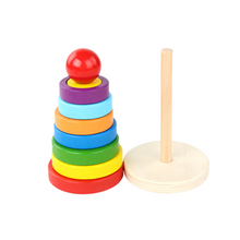 Cargar imagen en el visor de la galería, Torre de Apilamiento Montessori