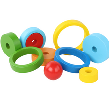 Cargar imagen en el visor de la galería, Torre de Apilamiento Montessori