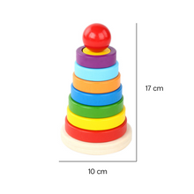 Cargar imagen en el visor de la galería, Torre de Apilamiento Montessori